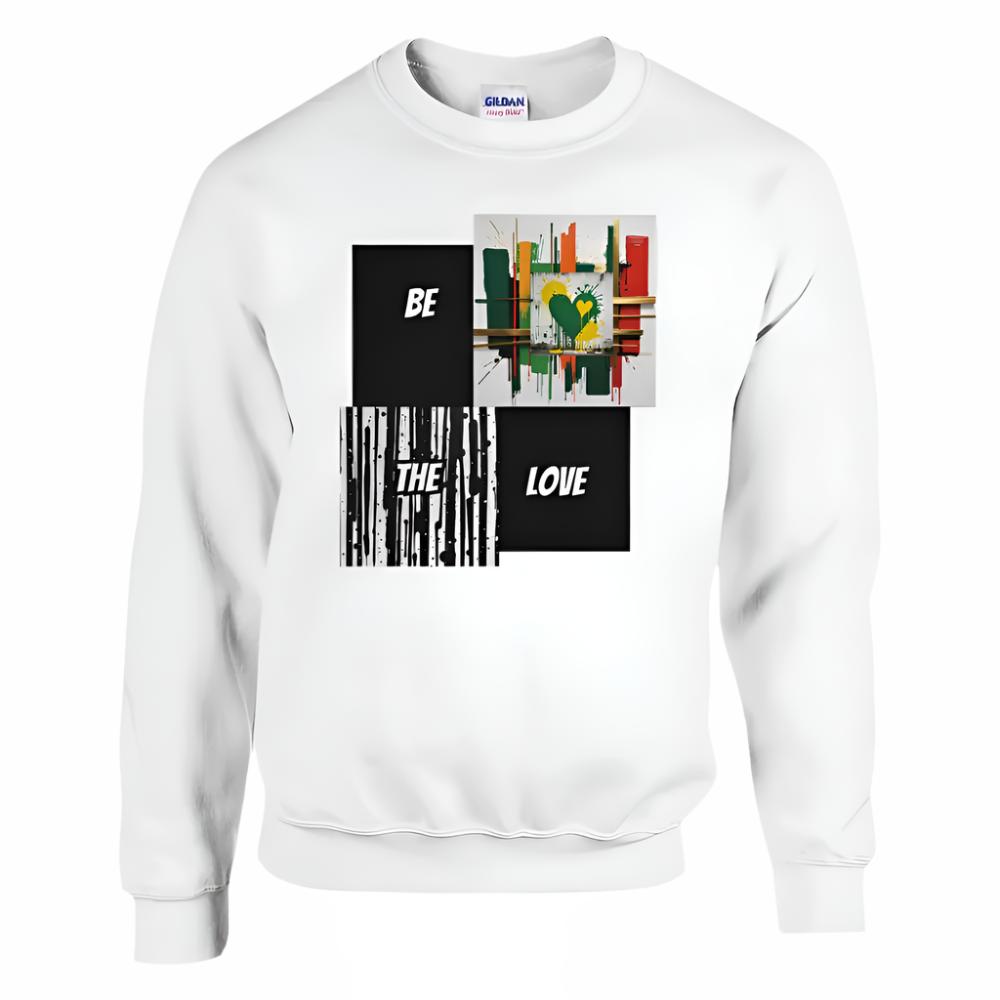 Abstract art style graphic sweater