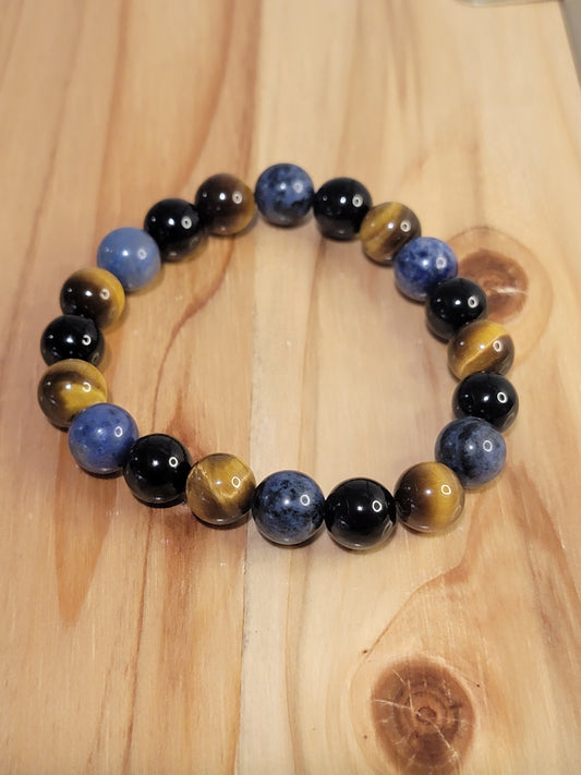 Sodalite, Black Onyx, Tigers Eye