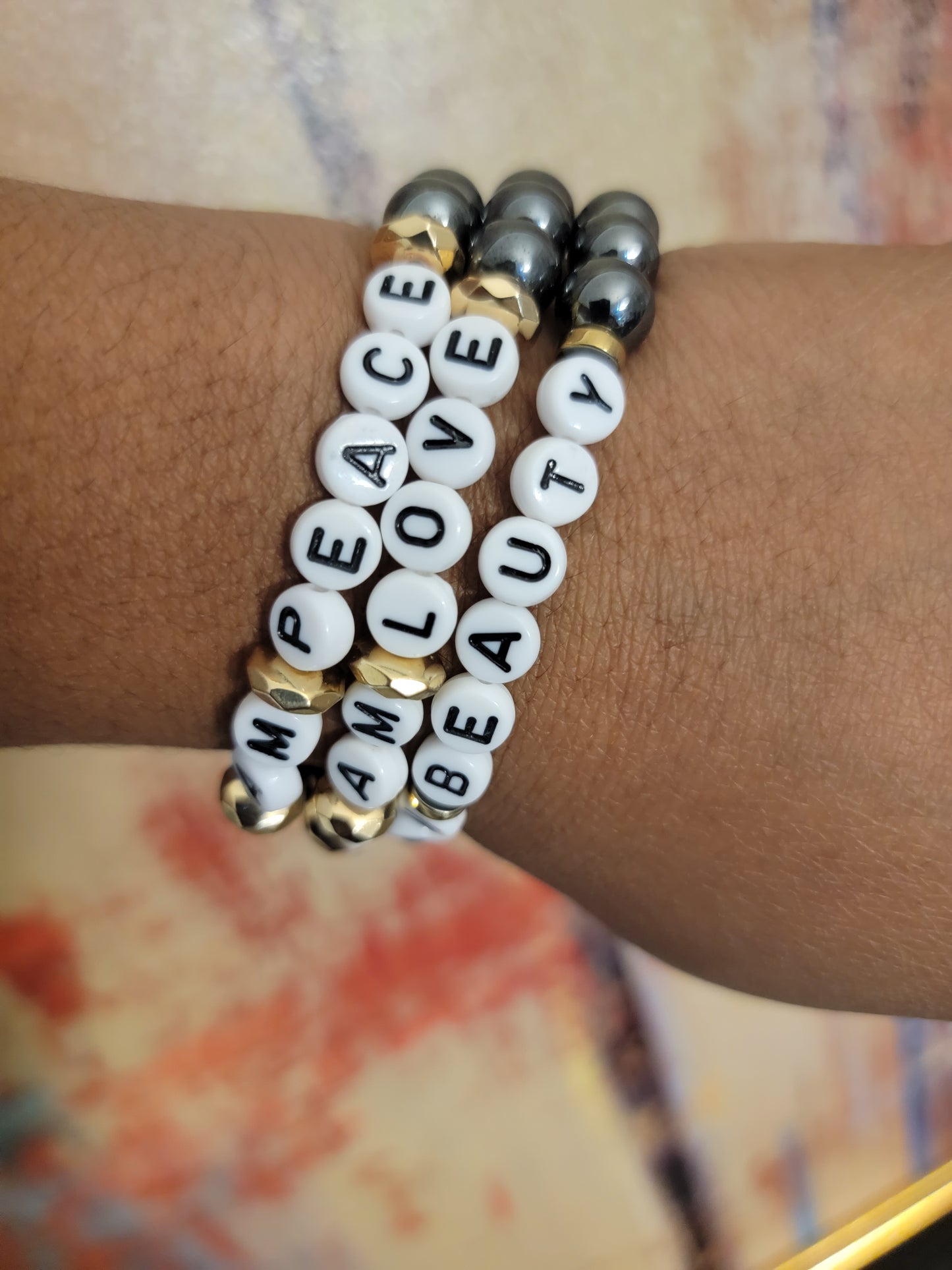 I Am Peace Affirmation Bracelet