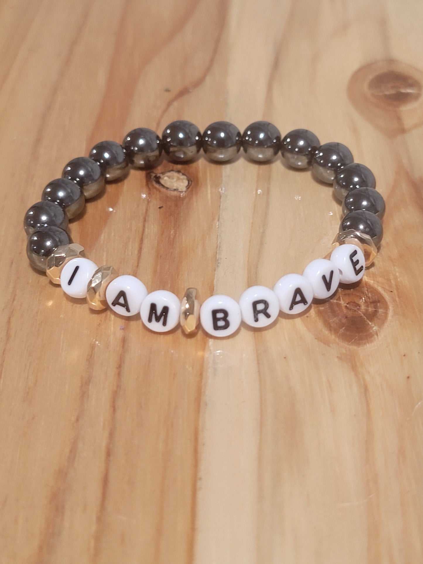 I Am Brave Affirmation Bracelet