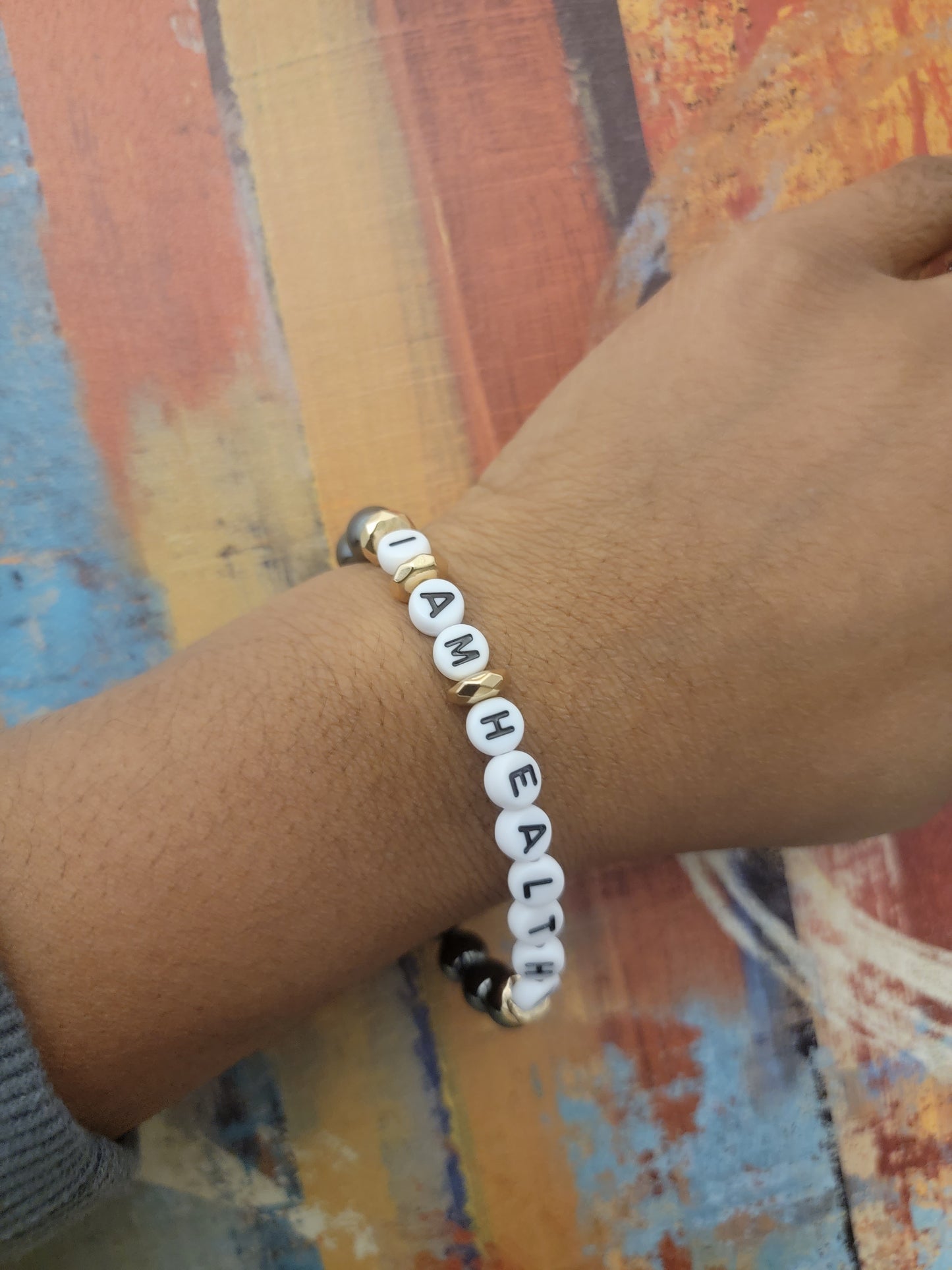 I Am Healthy Affirmation Bracelet