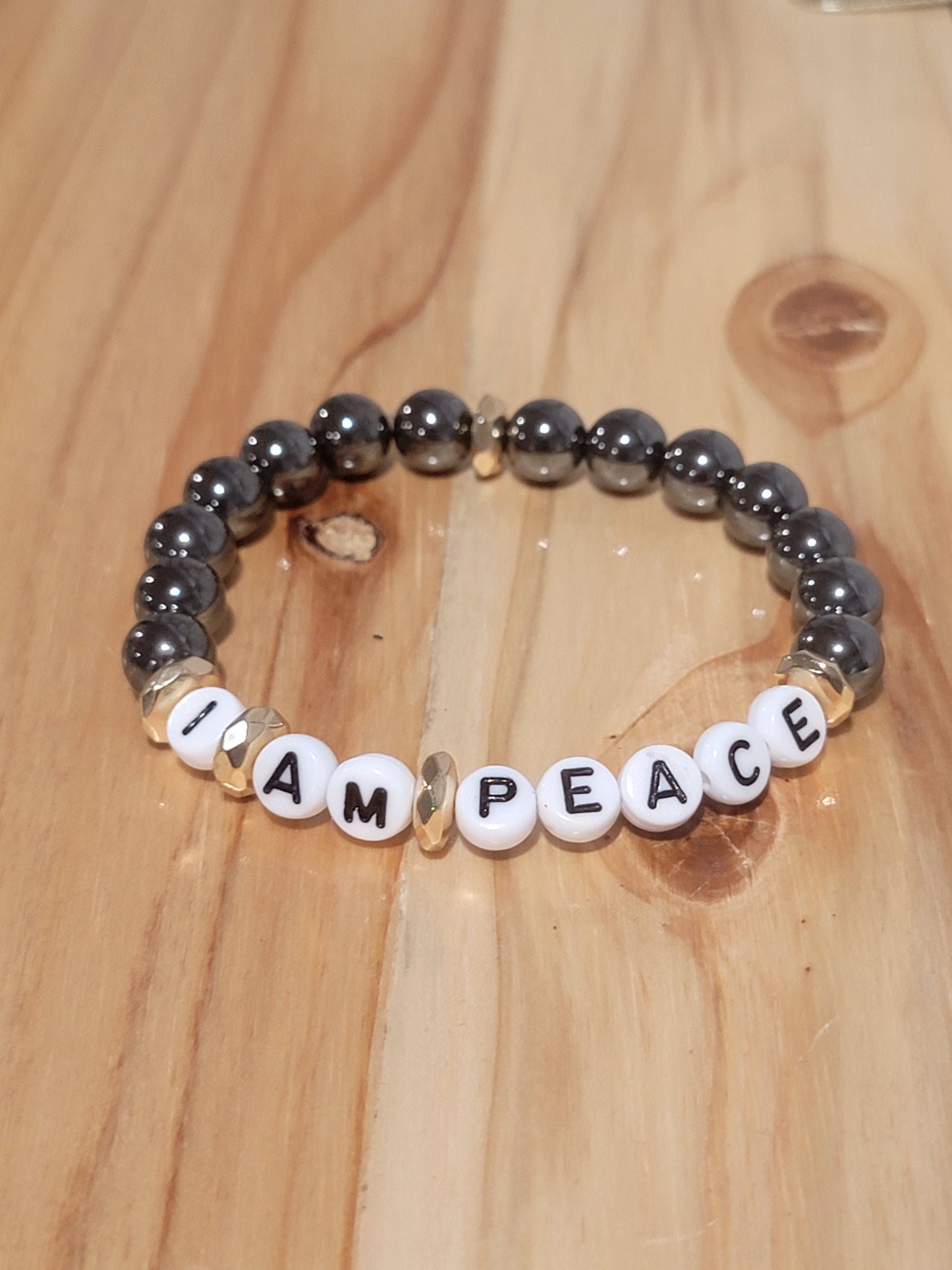 I Am Peace Affirmation Bracelet