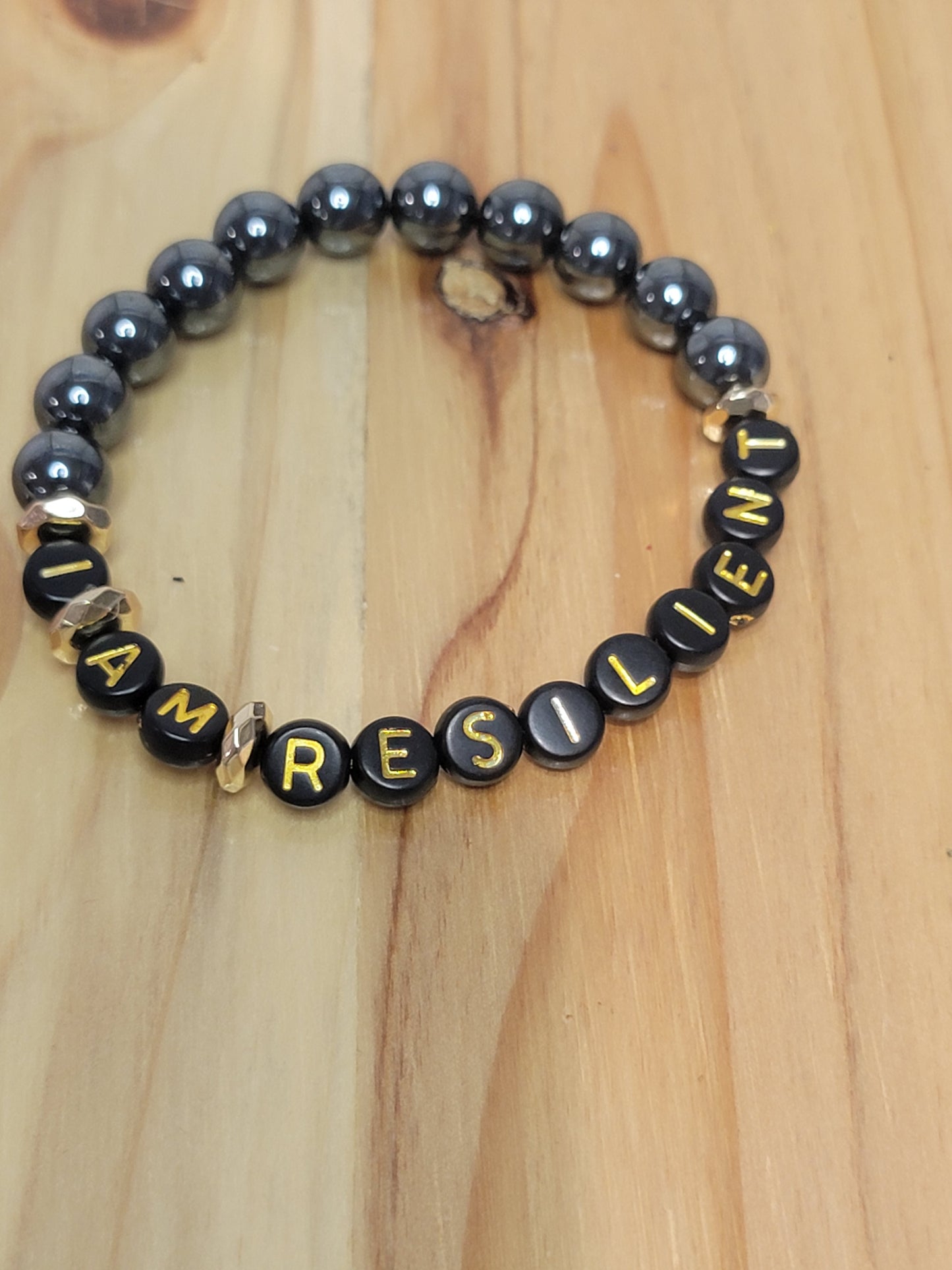 I Am Resilient Affirmation Bracelet