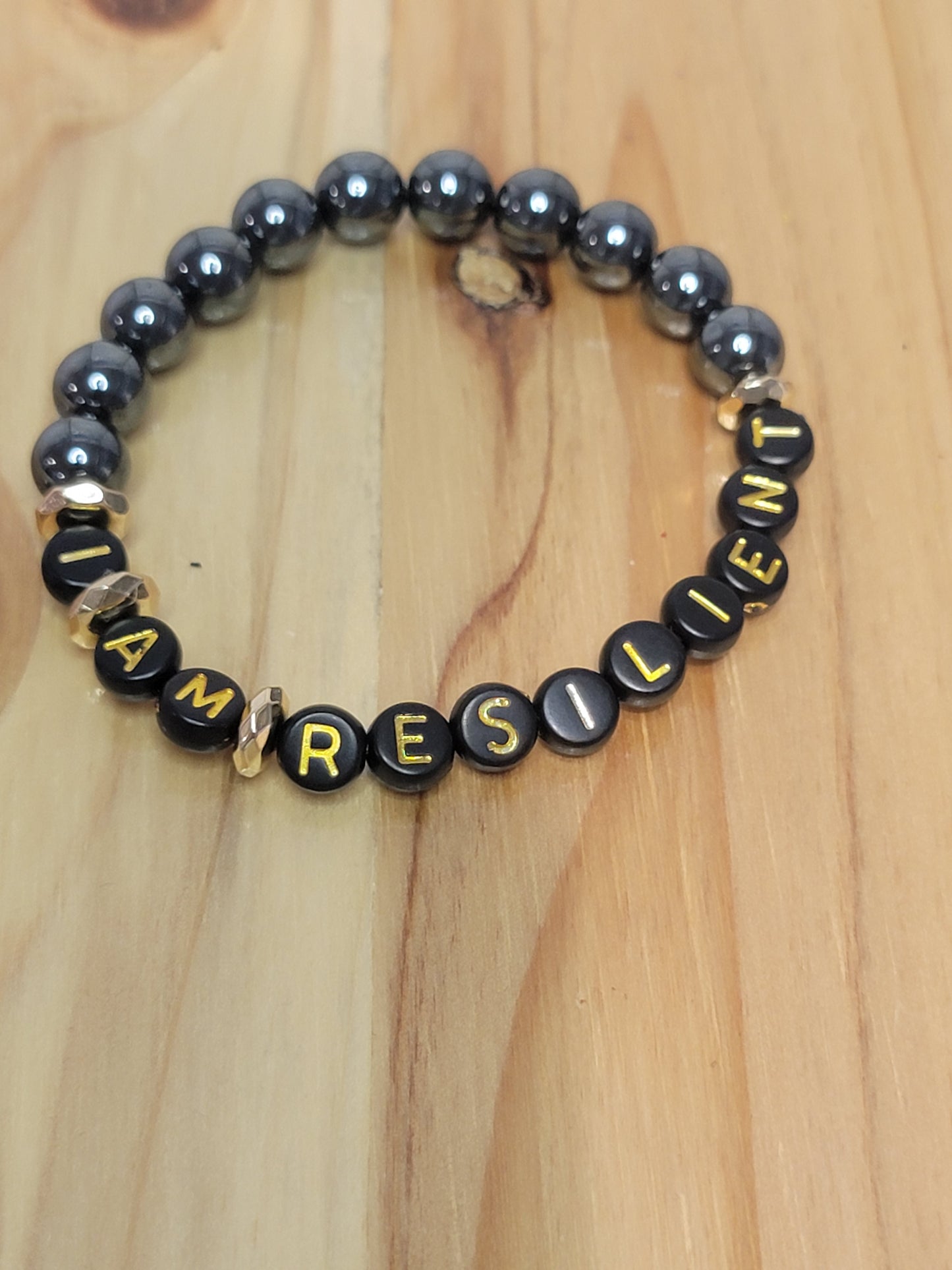 I Am Resilient Affirmation Bracelet