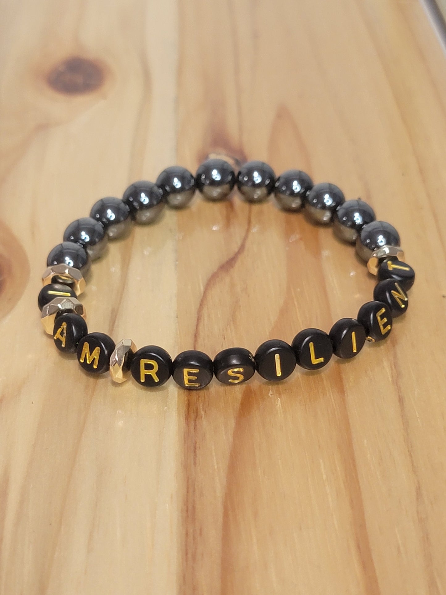 I Am Resilient Affirmation Bracelet