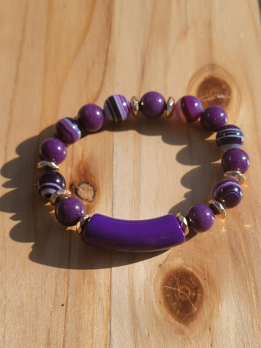 Purple Dream Gemstone Bracelet