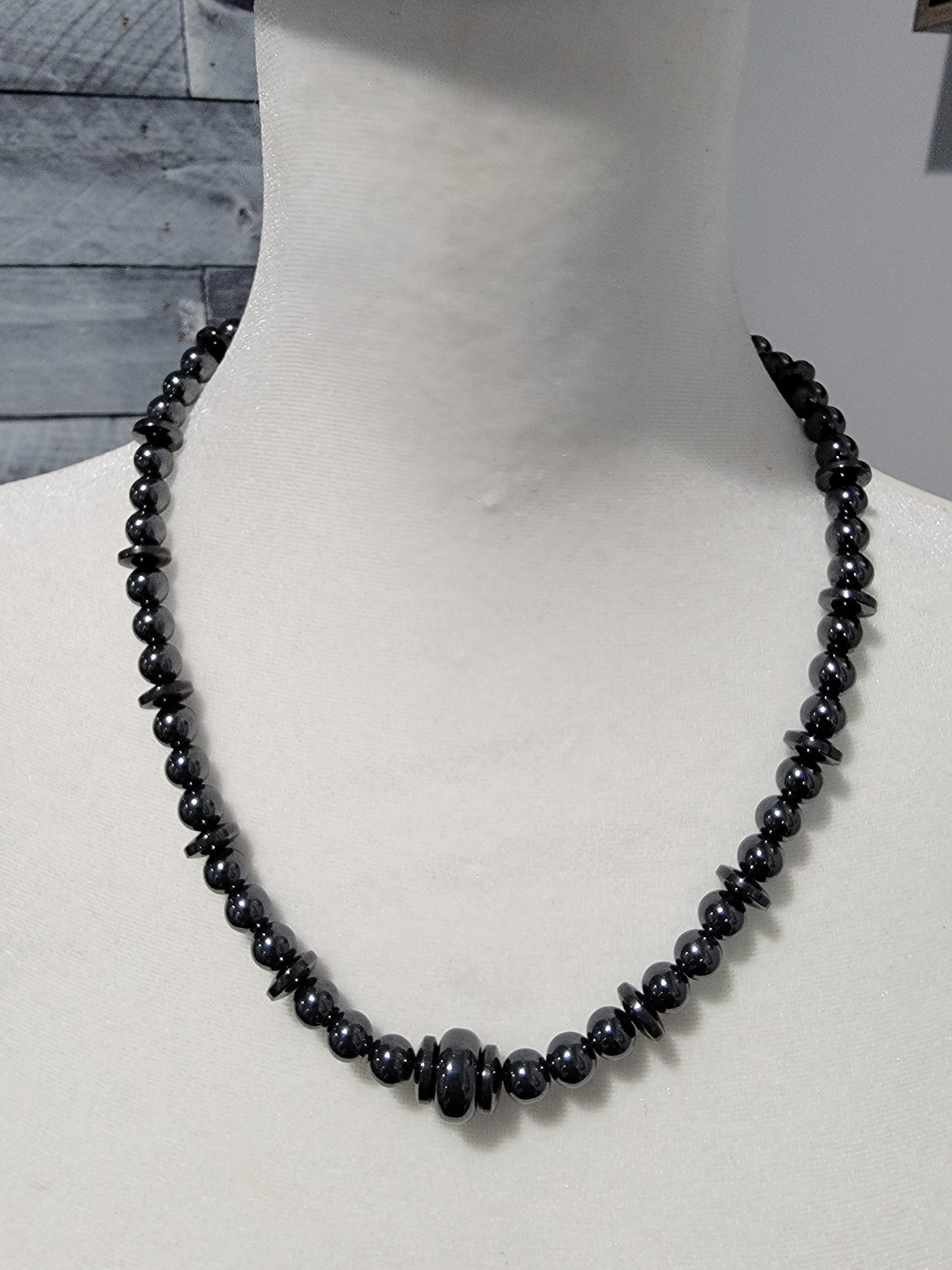 Hematite Gemstone Necklace