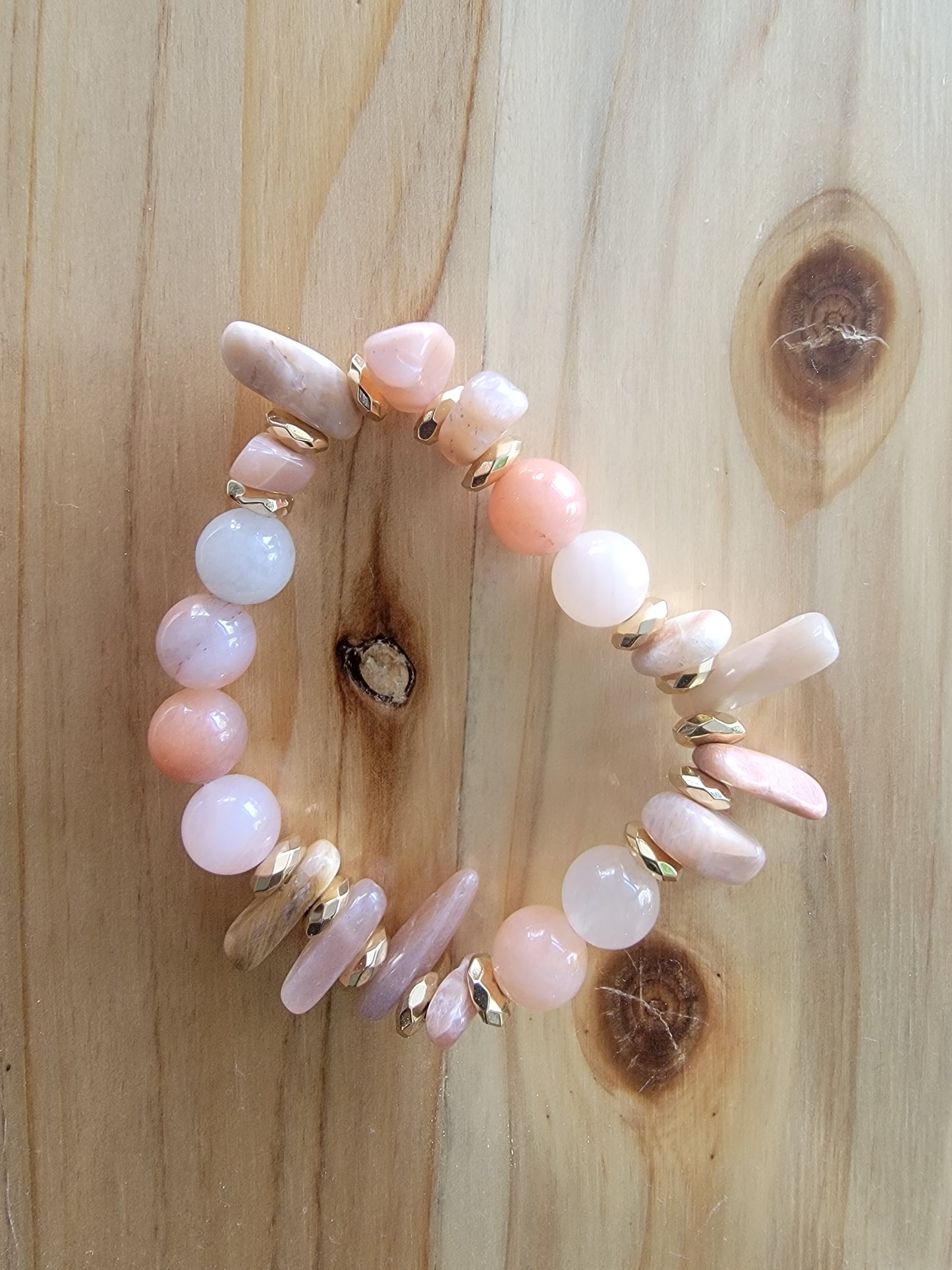 Sunstone Spike Gemstone Bracelet